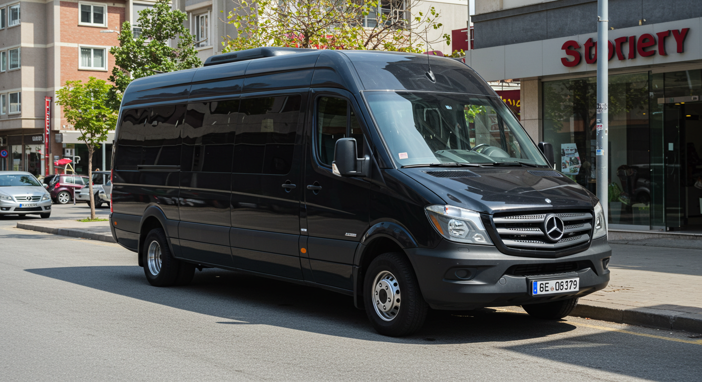 Mercedes Sprinter van for group transportation in Turkey